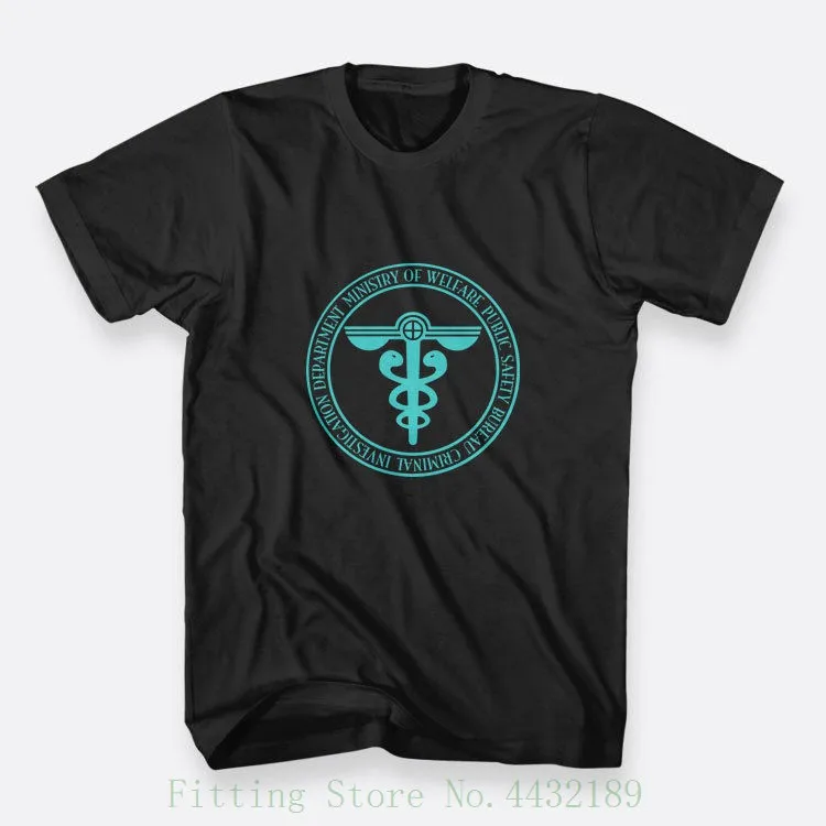 Psycho Pass Anime Crime Fiction S - 3xl Color Black Tees Men's T Shirt Summer Famous Clothing | Мужская одежда