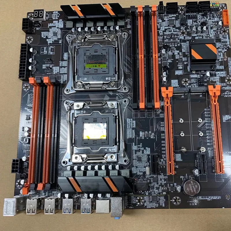 New X99 Dual Computer Motherboard LGA2011 CPU RECC