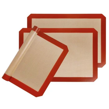

3 Pcs Baking Mat,Reusable Baking Tray Sheet Liner,Non Stick,Cooking Bakeware Mat for Cookie,Pastry,Roasting