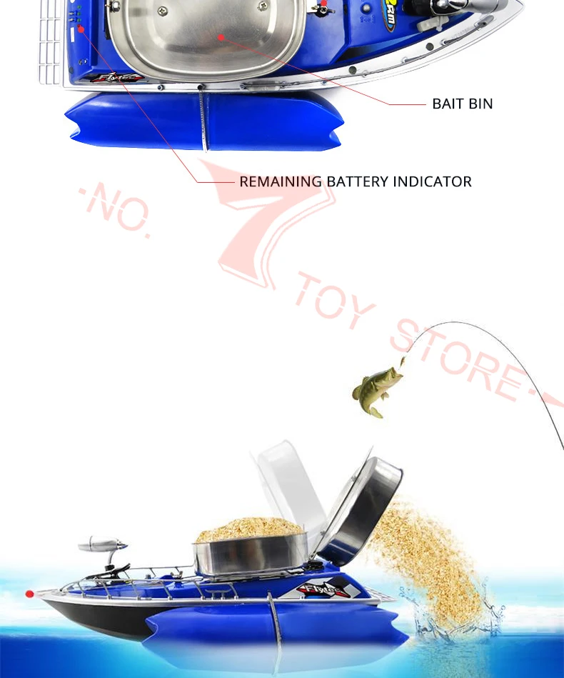 Flytec 2011-3 лодка для доставки прикорма и оснастки Электрический радиоуправляемый питательный катер Finder игрушки Speedboat Карп корпус радио корабль с дистанционным управлением для рыбалки