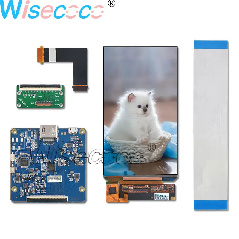 Wisecoco 5 дюймов OLED Дисплей 720 × 1280 ips активно-матричные осид 39 булавки с MIPI HDMI USB драйвер платы для мобильного телефона H497TLB01.4