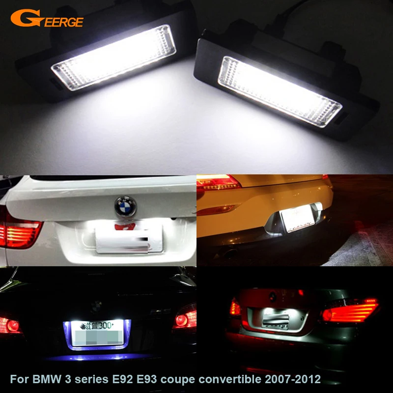 Для BMW 3 серии E92 E93 coupe convertible 2007 2012 ультра яркий smd светодиодный светильник