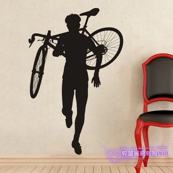 

Road Bike Shop Wall Sticker Customized Sports Posters Vinyl Wall Decals Decor Mural Car Windows Bicycle Glass Decal
