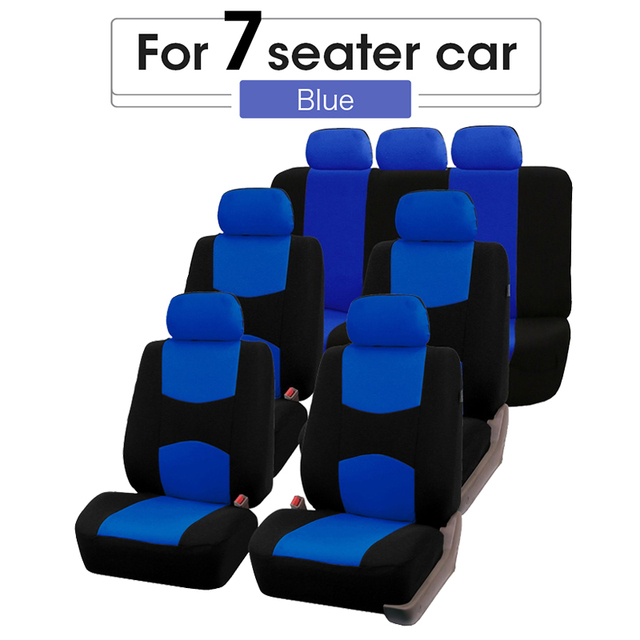 Seat Cover Airbag Compatible Ventilation Cloth Protect Cushion Autos Universal Interior Accessories For 1/2/5/7 seats Cars