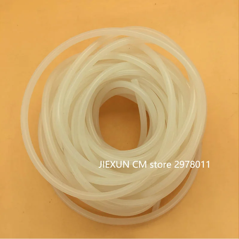 Tubulação Macia da Tubulação 4*2 mm 5*3 mm 6*4 mm do Tubo da Tinta do Silicone de Medidores Tubulação para a Parte Superior da Bomba de Tinta Tampão Seringa Roland Mutoh Mimaki Xuli Impressora - Imagem 5
