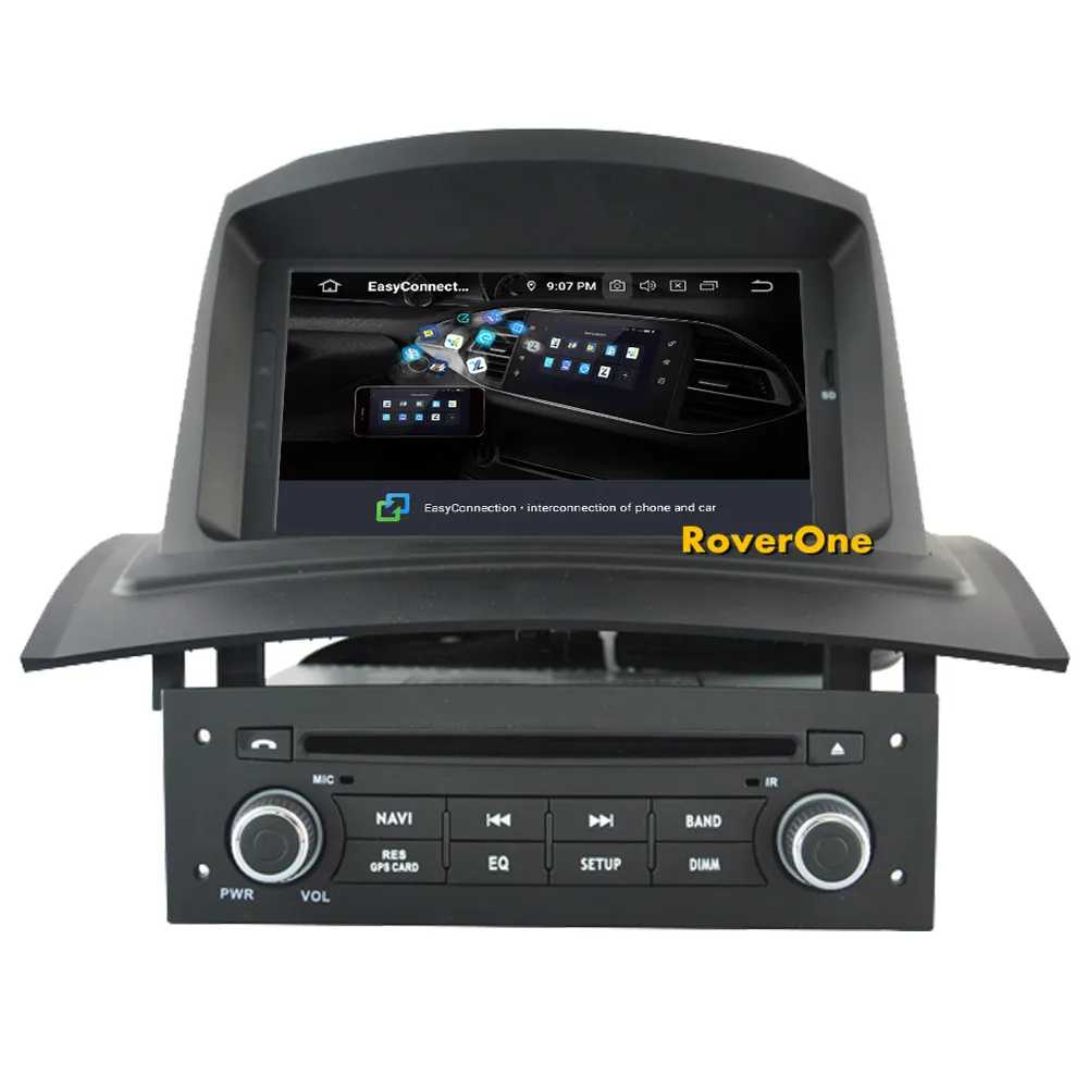 Flash Deal RoverOne Car Multimedia System For Renault Megane 2 II Fluence Android 9.0 Radio Stereo DVD GPS Navigation Media Music Player 9