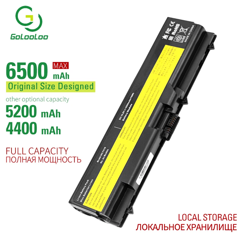 

Golooloo 6 cells laptop battery for Lenovo ThinkPad E40 E50 Edge 14" Edge 15" E420 E425 E520 E525 L410 L412 L420 L421 L430