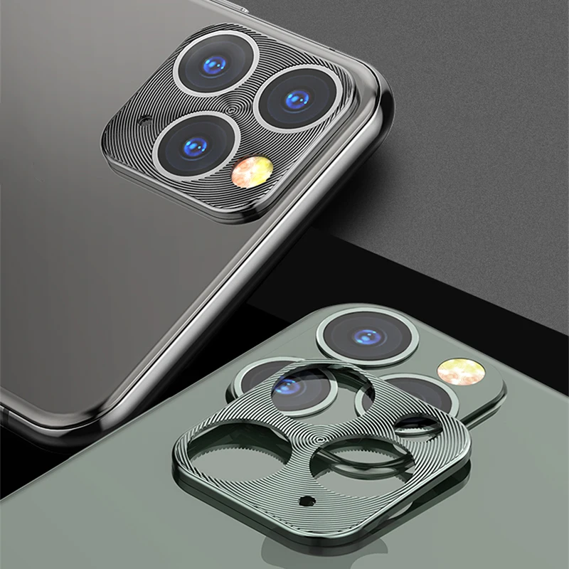Металлический чехол для объектива камеры заднего вида для iphone 11 Pro, защитный круглый чехол для камеры, чехол для iphone 11 Pro MAX Ring Bumper, защита