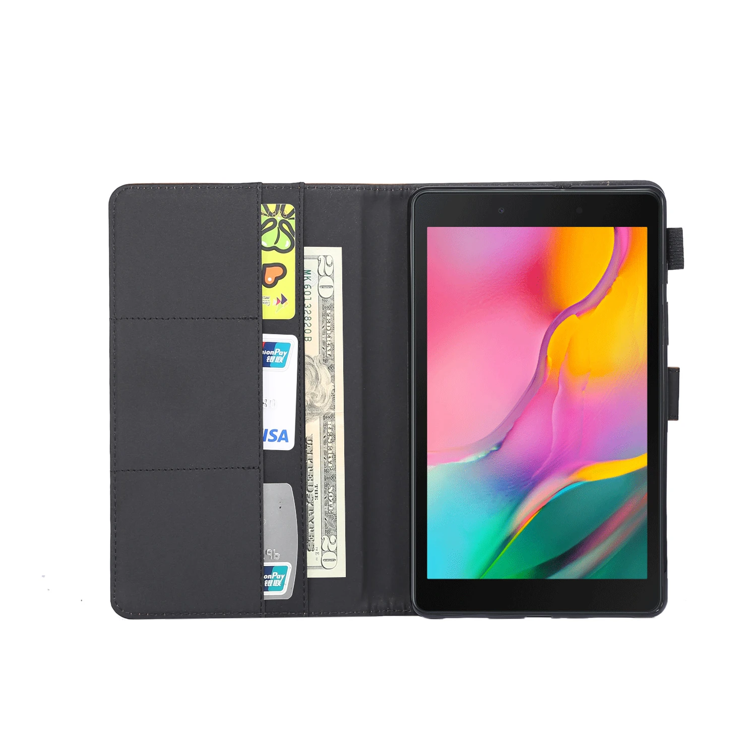Кожаный чехол премиум класса для Samsung Galaxy Tab A 8 0 2019|Чехлы планшетов и электронных