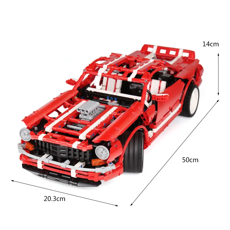 DHL XB07001 Technic игрушечные машинки, набор мышечных машин, строительные блоки, кубики, Развивающие детские игрушки, модель машины, рождественские подарки