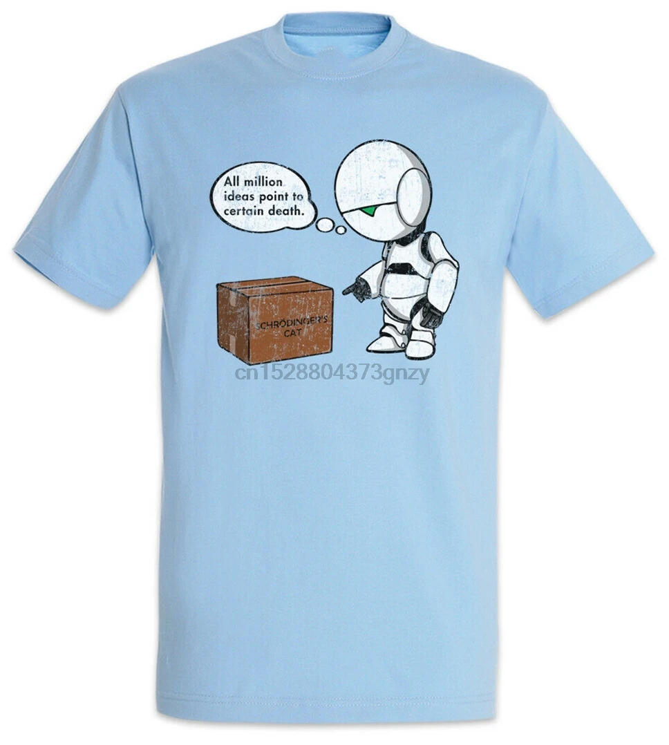 Android muerte camiseta Schrodinger Schroedingers gato gatos Vintage divertido, escape, Sin blanco sobre negro, silkscreen, mano impresa, Camiseta de algodón,|Camisetas| - AliExpress
