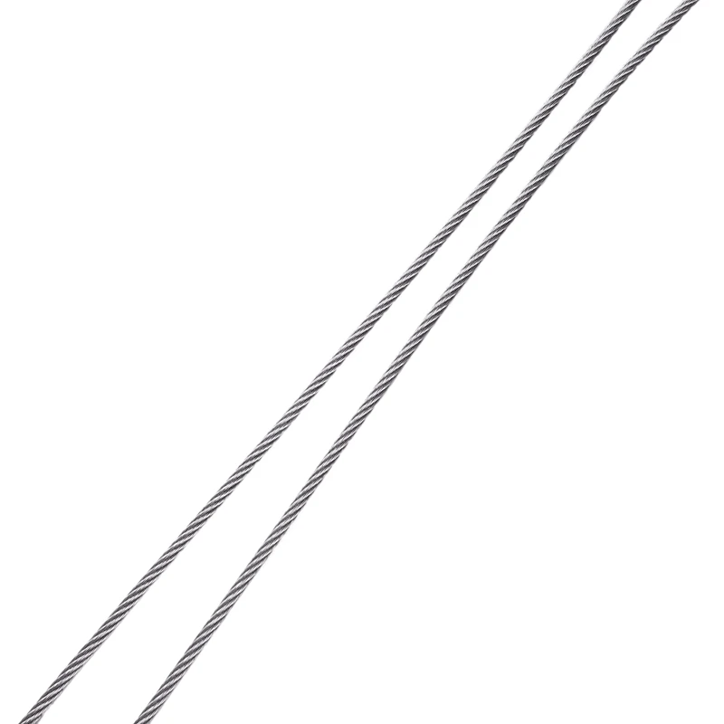 Grinding Machine Grinder 10m x 2mm Stainless Steel Wire Rope Cable Gray