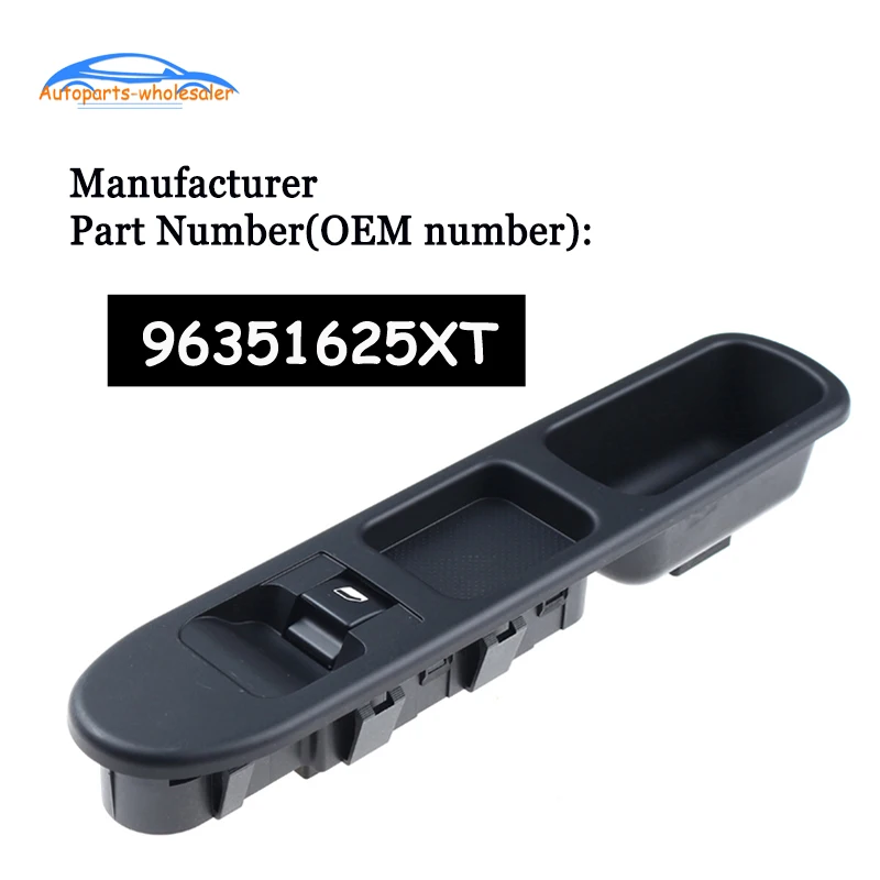 Автомобильный 96351625XT для peugeot 307/CC/сломать/SW 2001-2003 2004 2005 2006 2007 Левое переднее пассажирское Мощность окна Управление кнопочный переключатель