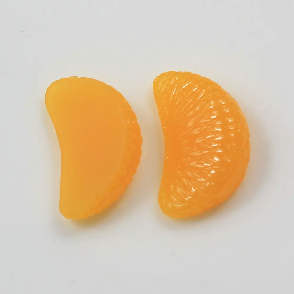 

Orange Fruit Resin Flat back Cabochon Miniature Food Art Supply Decoration Charm Craft DIY