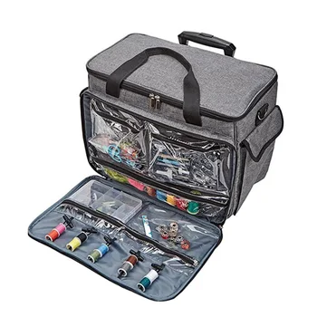 

Sewing Machine Bag Tote Carrying Case Waterproof Storage Oxford Cloth Universal Durable With Multiple Pockets Home Travel