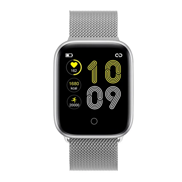 Новинка NY07 спортивные умные часы для мужчин кровяное давление фитнес-трекер монитор сердечного ритма Смарт-часы для женщин для Apple android - Цвет: Steel Sliver