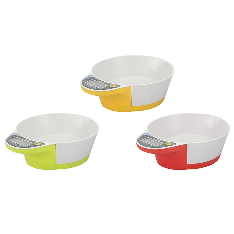 Household Electronic Digital Kitchen Scale Display Electronic Kitchen Scale Digital Scale Electronic Kitchen Tools Bowl Weighing