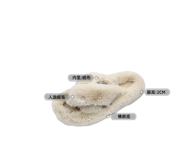 Зимняя уличная одежда; шерстяные тапочки; женские хлопковые тапочки с овечьей шерстью в европейском стиле; модная теплая женская обувь с мягкой подошвой; Цвет Красный