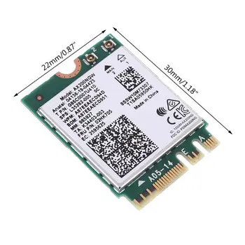 

AX200 Wireless Card Kits Mini Pcie Adapter IPEX 4 Antennas 2.4Gbps Bluetooth 5.0 M0XB