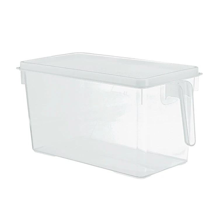 Пластиковый контейнер-холодильник контейнеры для хранения продуктов с крышкой для холодильника шкаф Органайзер для хранения на кухне Коробка органайзер - Цвет: 2 PCS