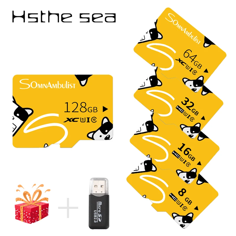 Карта памяти 8 ГБ 16 32 micro SD карта 64 Гб 128 tarjeta Мини TF Кассетный Бесплатный адаптер