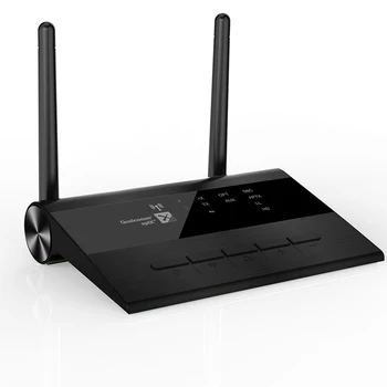 

Wireless Audio Receiver Transmitter with Bypass and BT Broadcast Audio Adaptor Low Latency Portable Dual Antenna Lossless