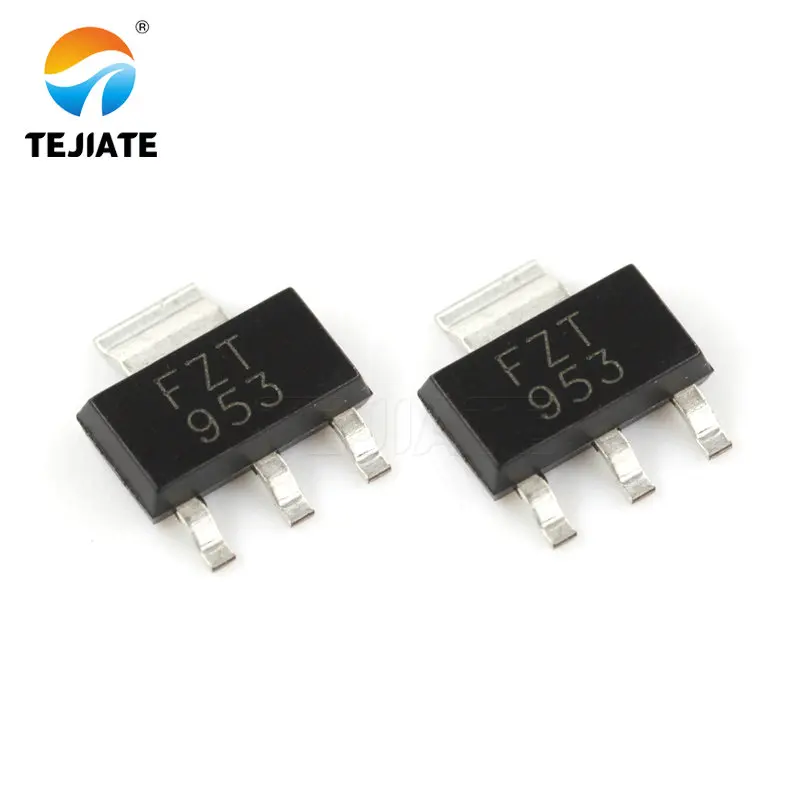10 шт. транзистор FZT953 FZT953TA SOT223 с высоким током|Интегральные схемы| |