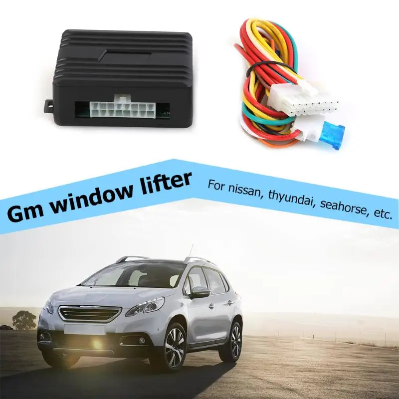 Universal 12V Car Power Window Roll Up Closer For 4 Doors Auto Door Glass Lifter Electric Window Remote Closing Module System