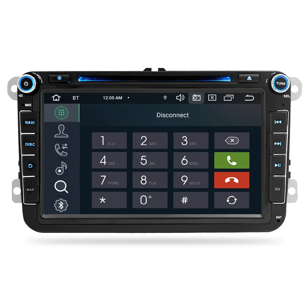 Android 9,0 Автомагнитола gps-навигация, dvd-плеер для Volkswagen/Passat b7/Skoda/Seat/Golf/Polo FM радио Wifi стерео Мультимедиа