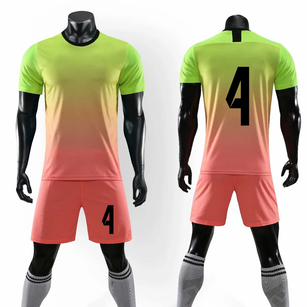 Коллекция года, мужские футбольные майки Survete, мужские футболки и шорты, спортивный комплект, мужской комплект футбольной формы, командные тренировочные костюмы, Спортивная одежда на заказ - Цвет: CT-4