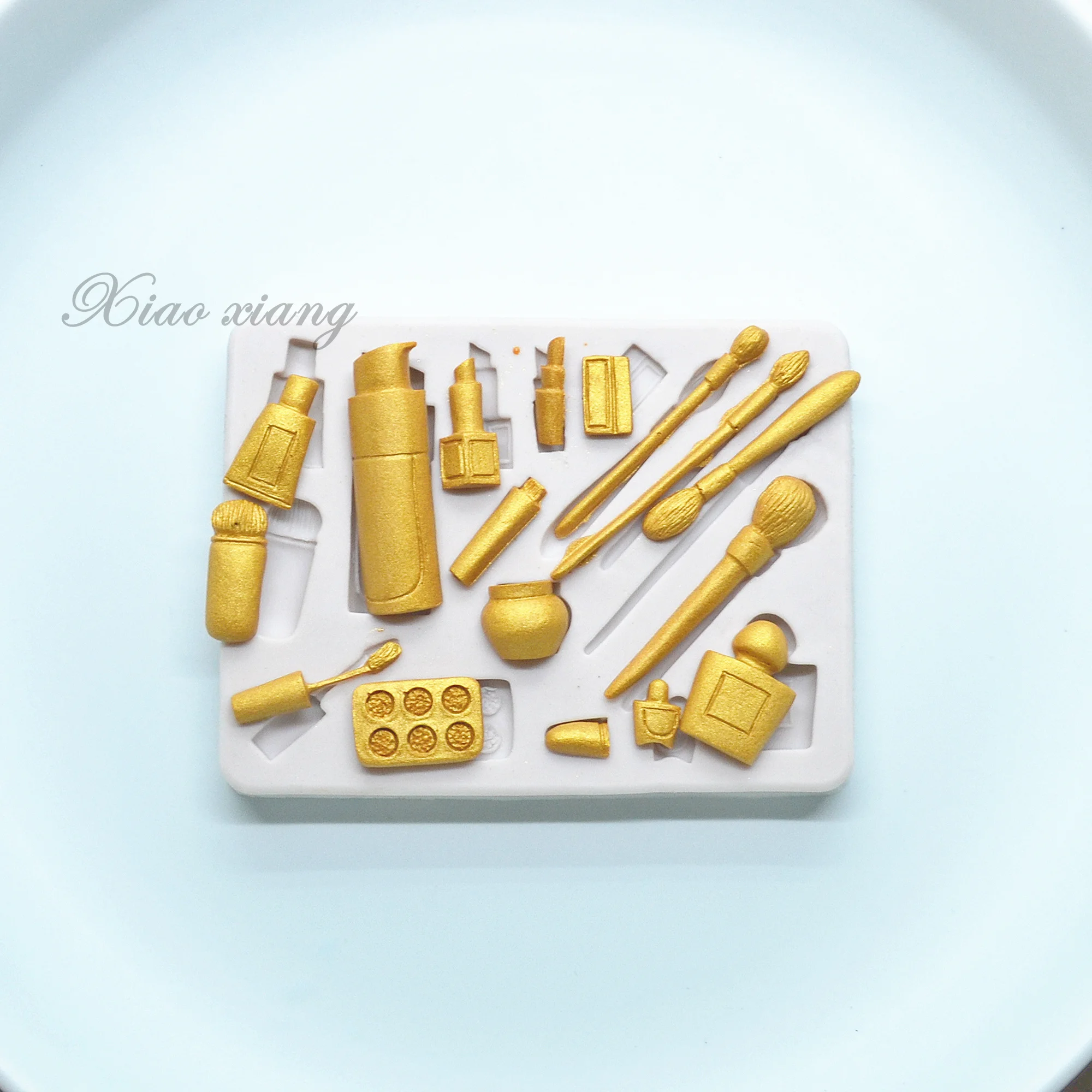 

DIY косметика Помада силиконовые кулинарные шоколадный торт Fondant (сахарная) пресс-формы для выпечки торта украшения инструменты аксессуары д...