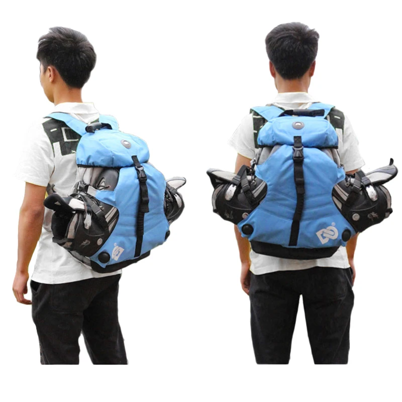 Fashion Outdoor Bags High Quality Durable Multi-pocket Sports Bags Unisex Professional Roller Skates Backpack 2