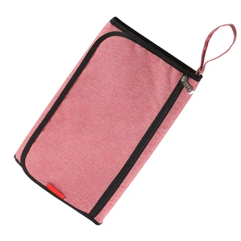 

Diaper Changing Mat Waterproof Polyester Baby Nappy Pad Cushion With Pocket Clutch Travel Washable Body Extender Foldable Home