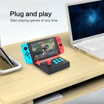 

Mr New Mini Arcade Stick For Nintendo Switch, Mini Fighting Stick For Nintendo Play Fighting Games On The Nintendo Switch Cool