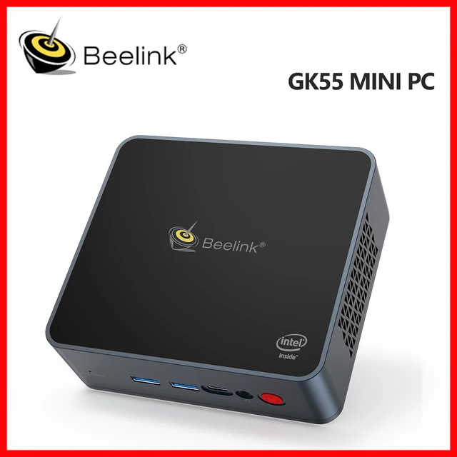 $228.98 Beelink GK55 MINI PC Windows 10 Intel Gemini Lake J4125 up to 2.7Ghz 8GB 128GB 2.4/5G WiFi 1000M LAN Bluetooth 4K media player