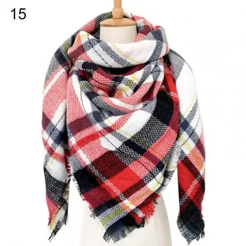 Multi-color  Stylish Multi-function Long Warm Shawl Comfortable Scarf Wrap Washable   for Gift mens infinity scarf Scarves