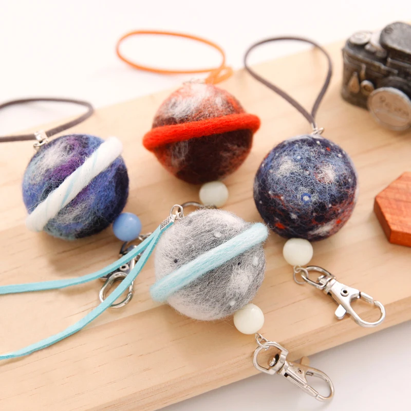 1Pcs 50g Mixed Color Felting Wool Fiber Needle Felting Natural Collection For Animal Projects DIY Craft