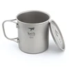 Keith Titanium Cup Titanium Water Mugs Camping Cups Ultralight Travel Mug With Folding Handle Titanium Lid Drinkware 300ml-900ml 2