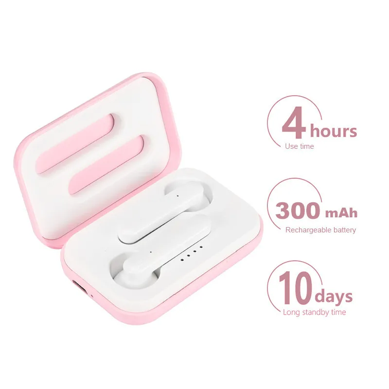 K88 Wireless Bluetooth 5 0 Mic Earphone Mini Earbuds Charging Box Sport Headset TWS Earphones