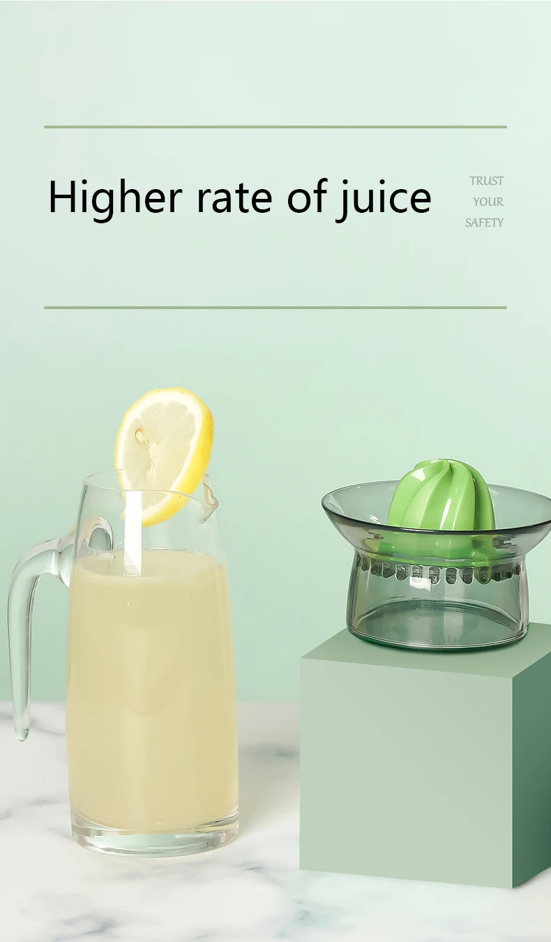 Portable Lemon Juicer Fruit Vegetable Manual Pressing Controller Blender Household Mini Juice Maker Multifunctional Kitchen Tool