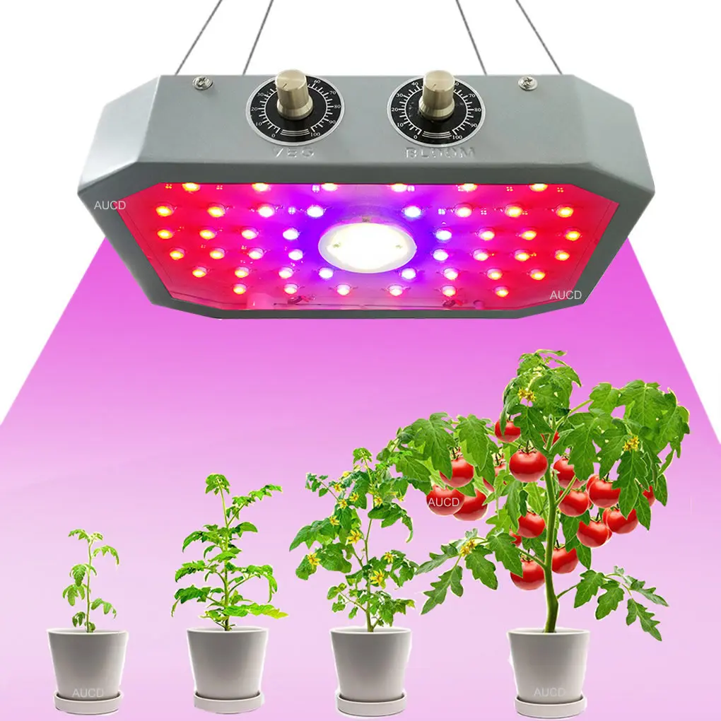 110W LED Red Blue COB Light Plant Flower Grow Lamp Full Spectrum High-power For Garden Greenhouse Vegetable Growth Lamps Lights