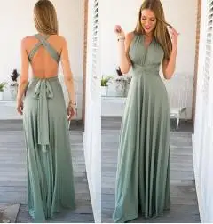 Sexy Women Bandage Maxi Dress 2019 Beach Long Multiway Bridesmaids Convertible Wrap Party Dresses Robe Longue Femme RQ550 | Женская