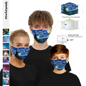 

3DPrinted dust-proof PM2.5 can be cleaned with filter chip adjustment type ear belt protective