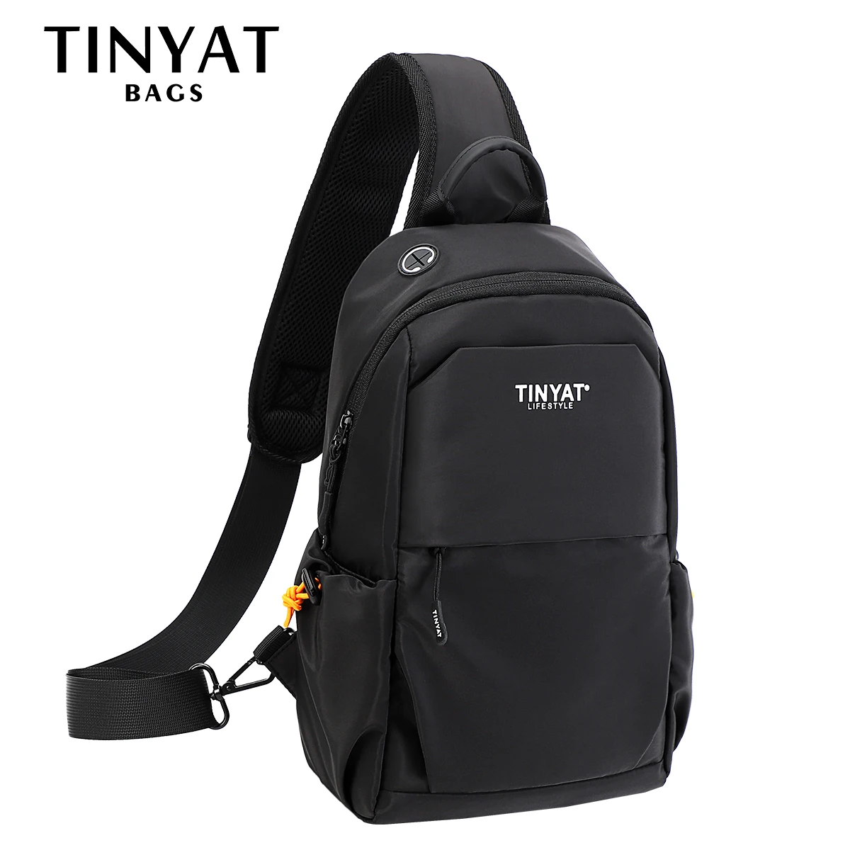 

TINYAT Man backpack Shoulder Bag Anti-Theft Crossbody Bag for 9.7 Pad Casual Chest Bag New menâ€™s Waterproof Travel Messenger