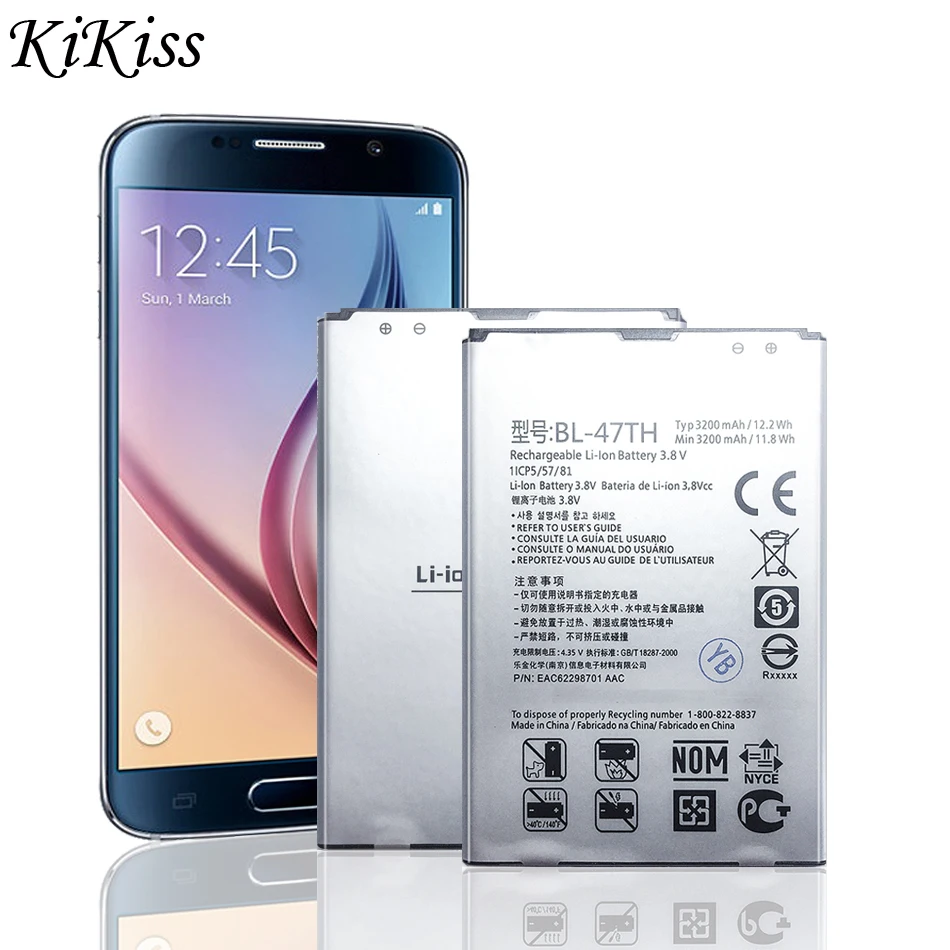 Смартфон батарея BL-47TH 3200 мА/ч для LG Optimus G Pro 2 F350 D837 D838 LTE-A BL 47TH Замена литий-ионный