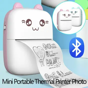 

Portable Mini Printer Photo Pocket Photo 200 DPI Label Sticker Receipt Printer Mobile Thermal Printer Stable Performance