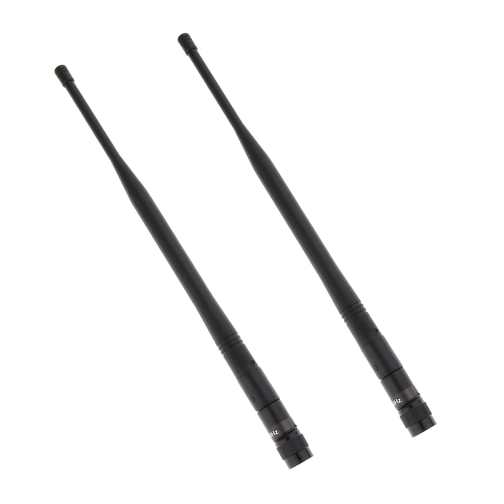 2 Pieces Plastic TNC/BNC UHF Microphone Antenna Connector Signal Line