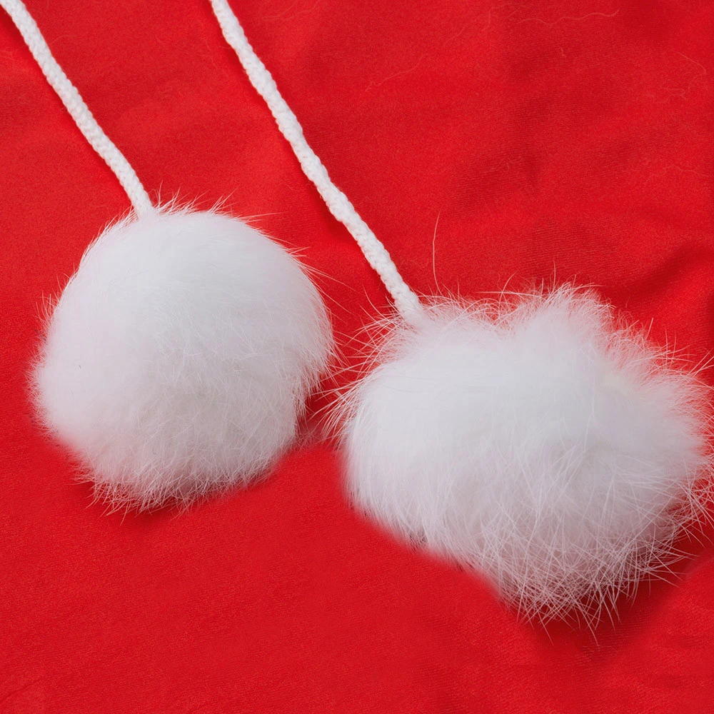 Red Christmas Velvet Cape Cloak Women Winter Girl Shawl Cosplay Party Costumes Decoration Santa Claus Costume Lace Up 1121