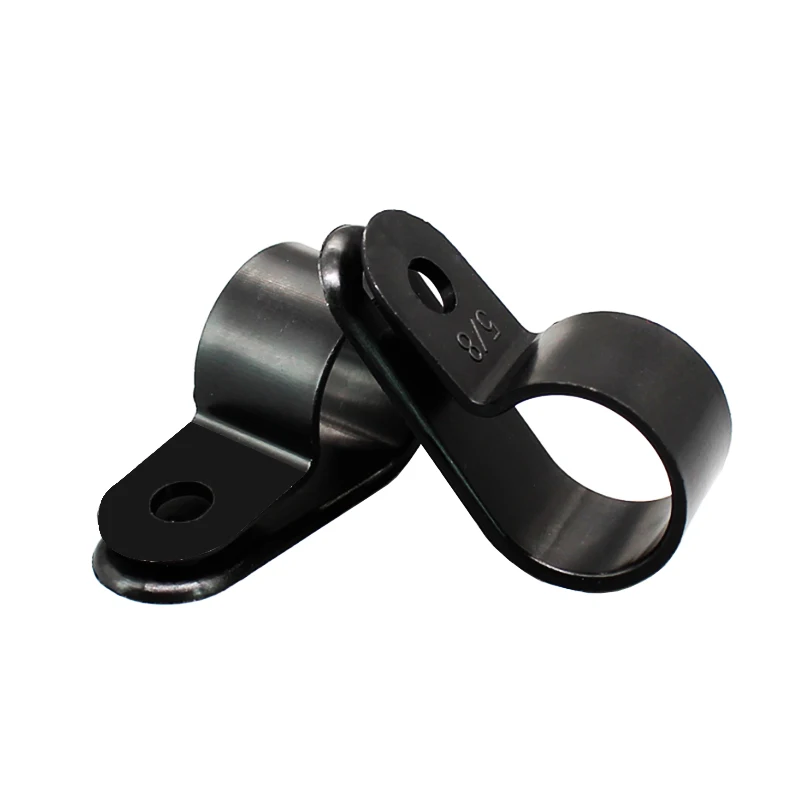 Kit De 180 Abrazaderas De Nailon Tipo R - 6 Tamaños (de 6 A 19 Mm), Color Blanco - Para Gestión De Cables