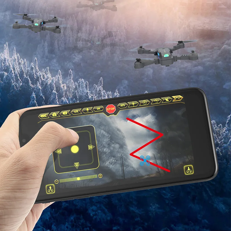 

X-Pack 10 Folding Mini Unmanned Aerial Vehicle Remote Control Toy Plane Aerial Photography New Products Drone